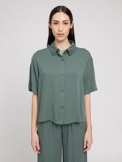 Short Sleeve Viscose Shirt