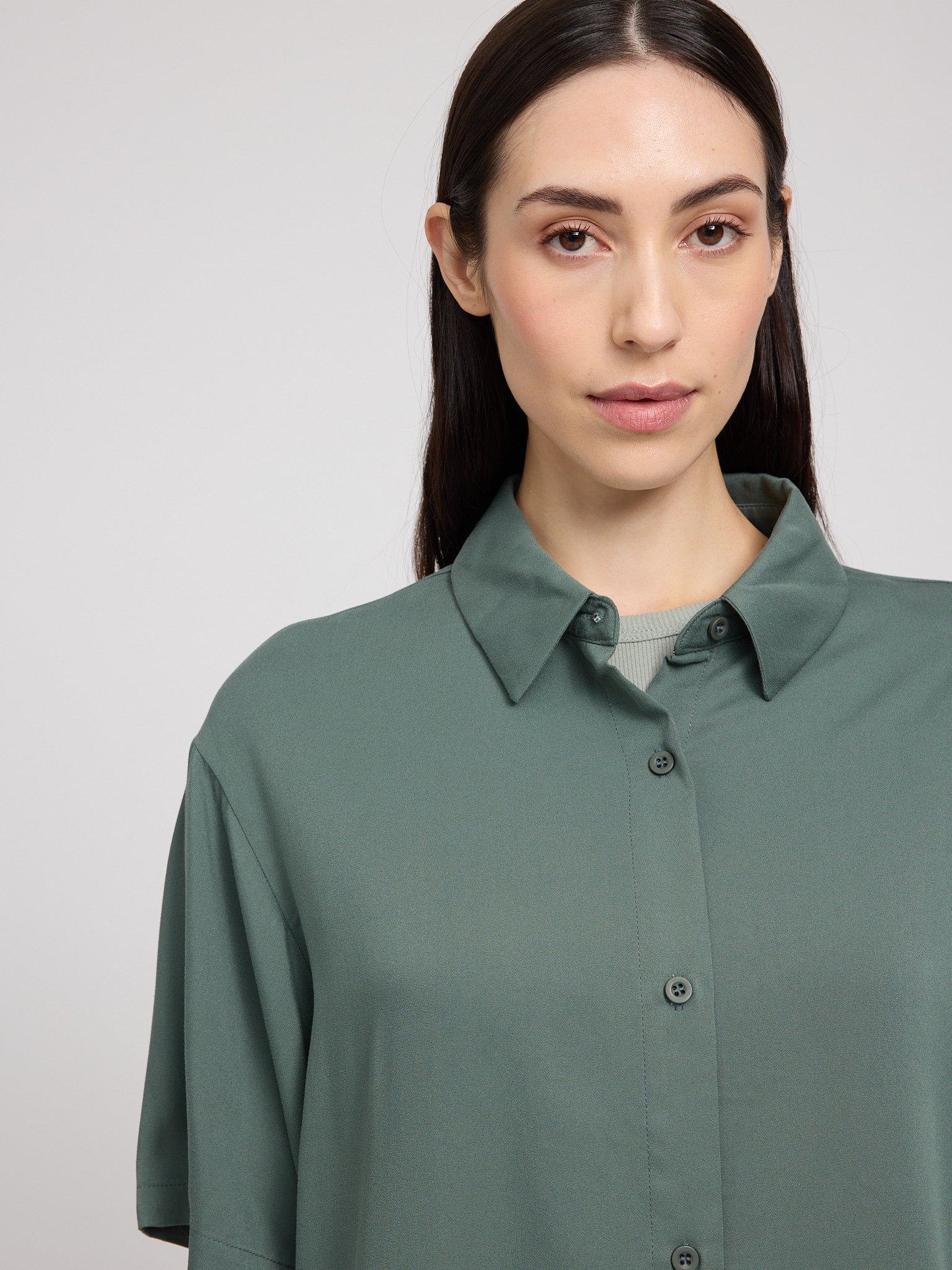 Short Sleeve Viscose Shirt