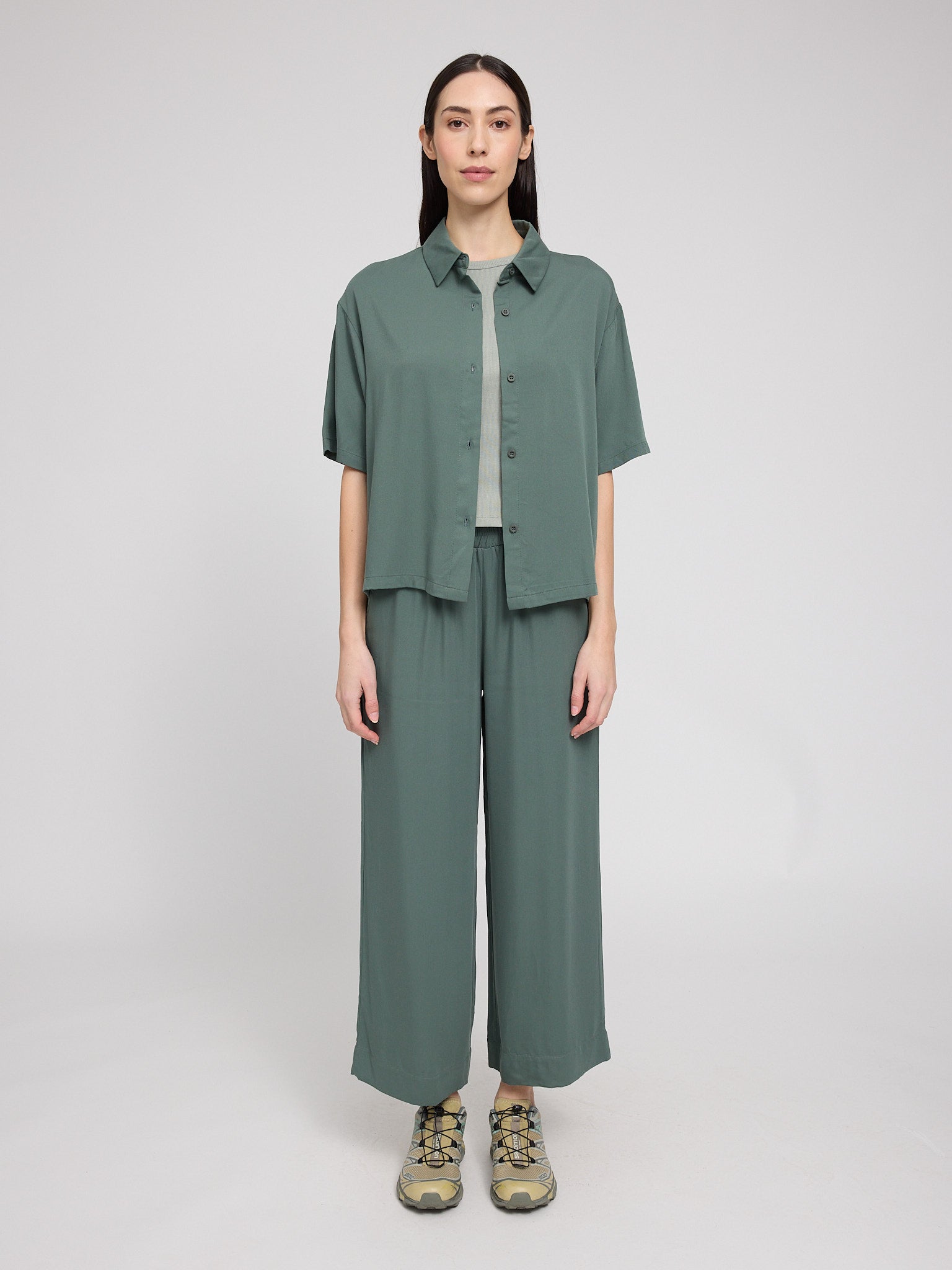 Short Sleeve Viscose Shirt