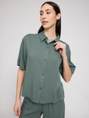 Short Sleeve Viscose Shirt