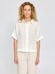 Short Sleeve Linen Shirt
