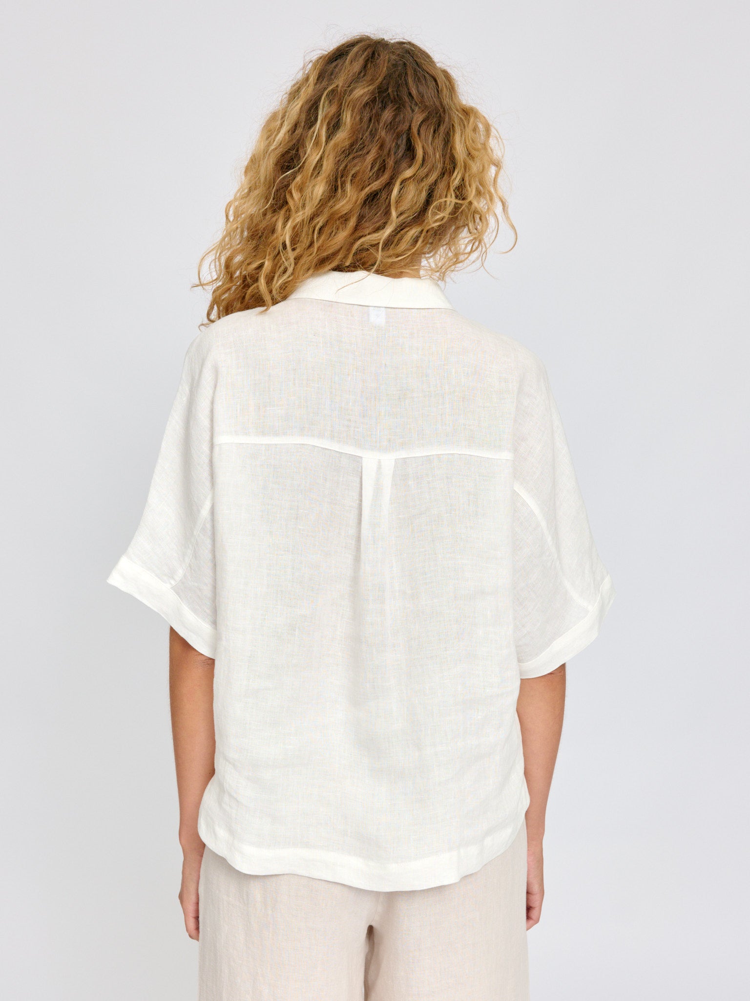 Short Sleeve Linen Shirt