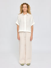 Short Sleeve Linen Shirt