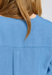 V-Neck Tencel Blouse