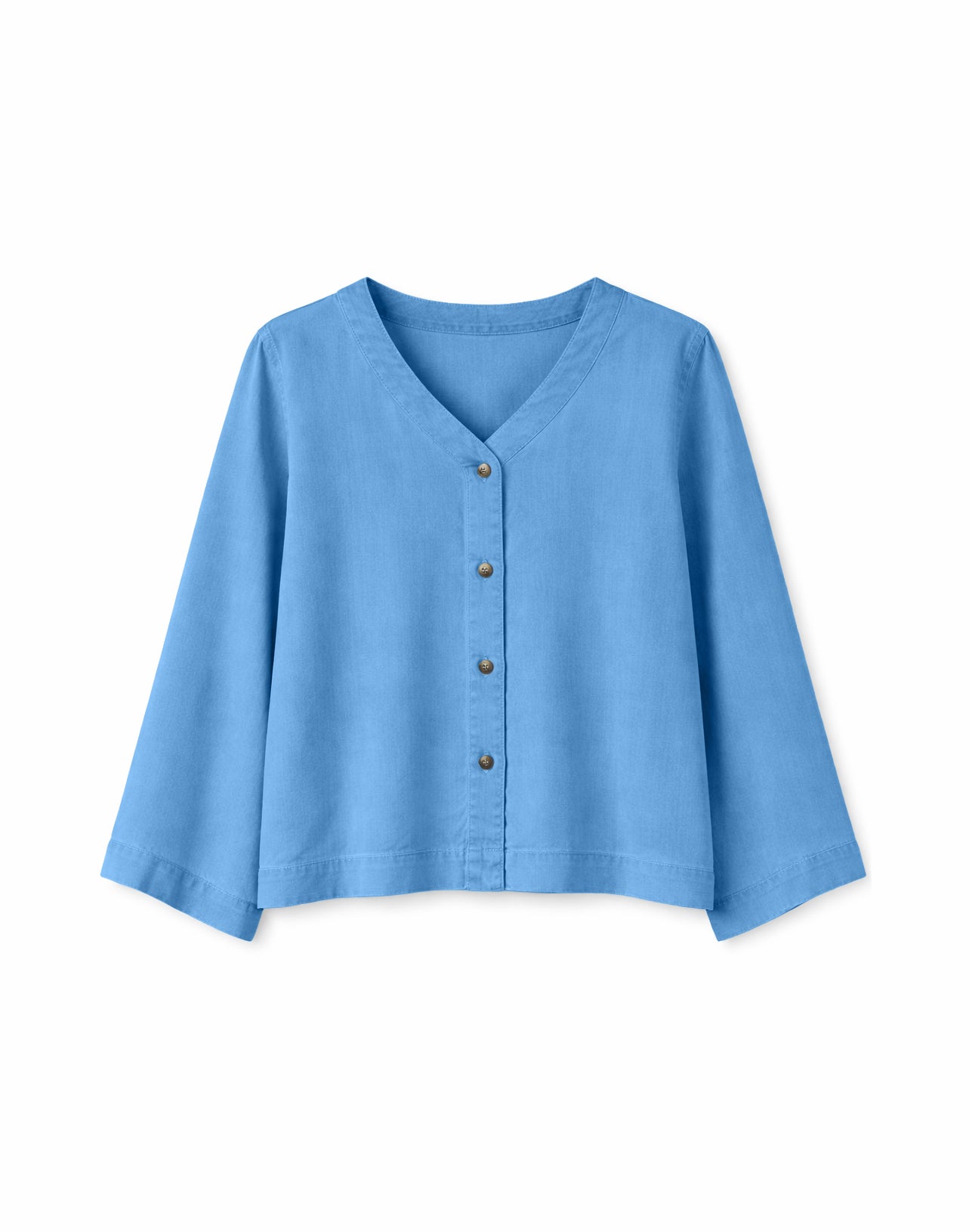 V-Neck Tencel Blouse