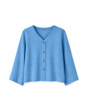 V-Neck Tencel Blouse