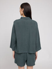 3/4 Sleeve Linen Shirt
