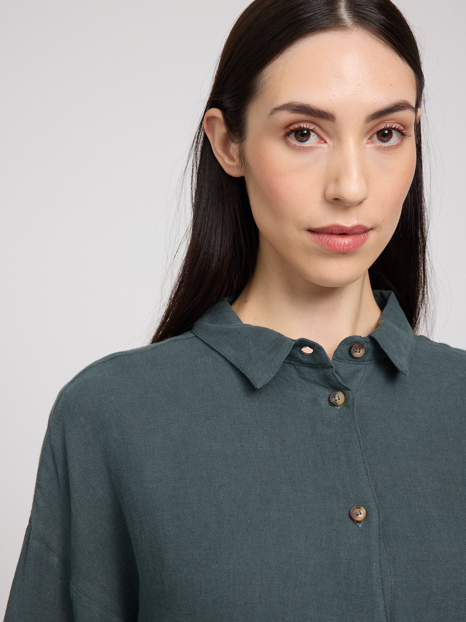 3/4 Sleeve Linen Shirt