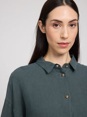 3/4 Sleeve Linen Shirt