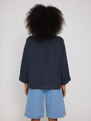 3/4 Sleeve Linen Shirt