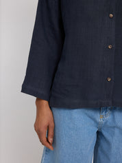 3/4 Sleeve Linen Shirt