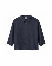 3/4 Sleeve Linen Shirt