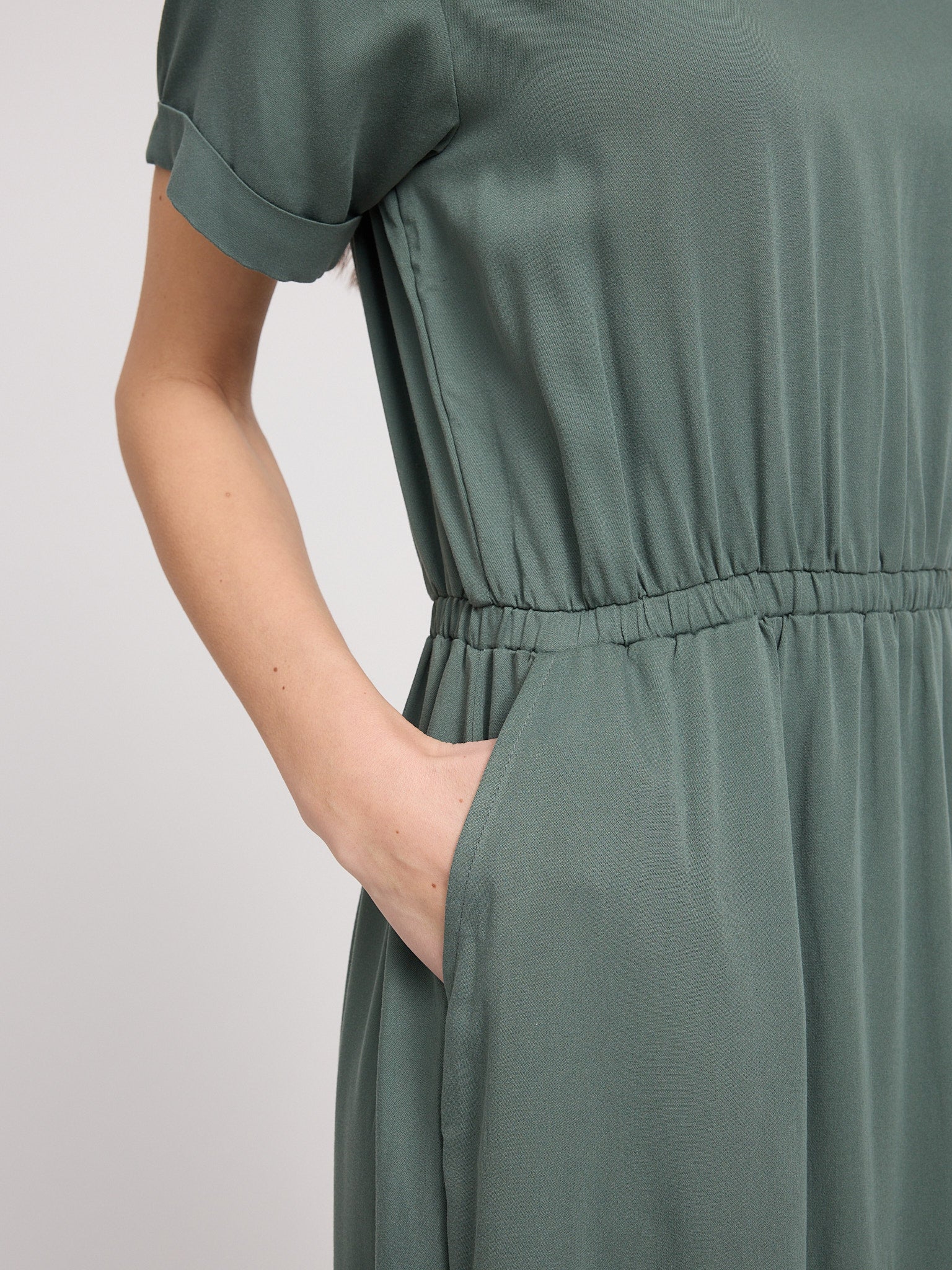 Viscose Midi Dress