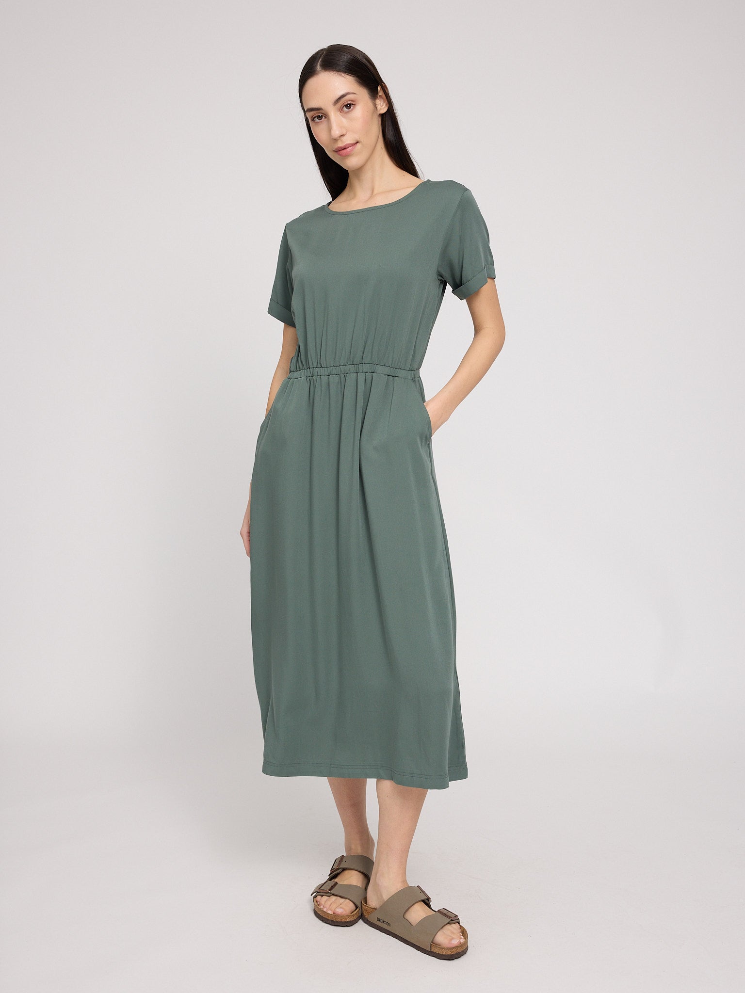 Viscose Midi Dress
