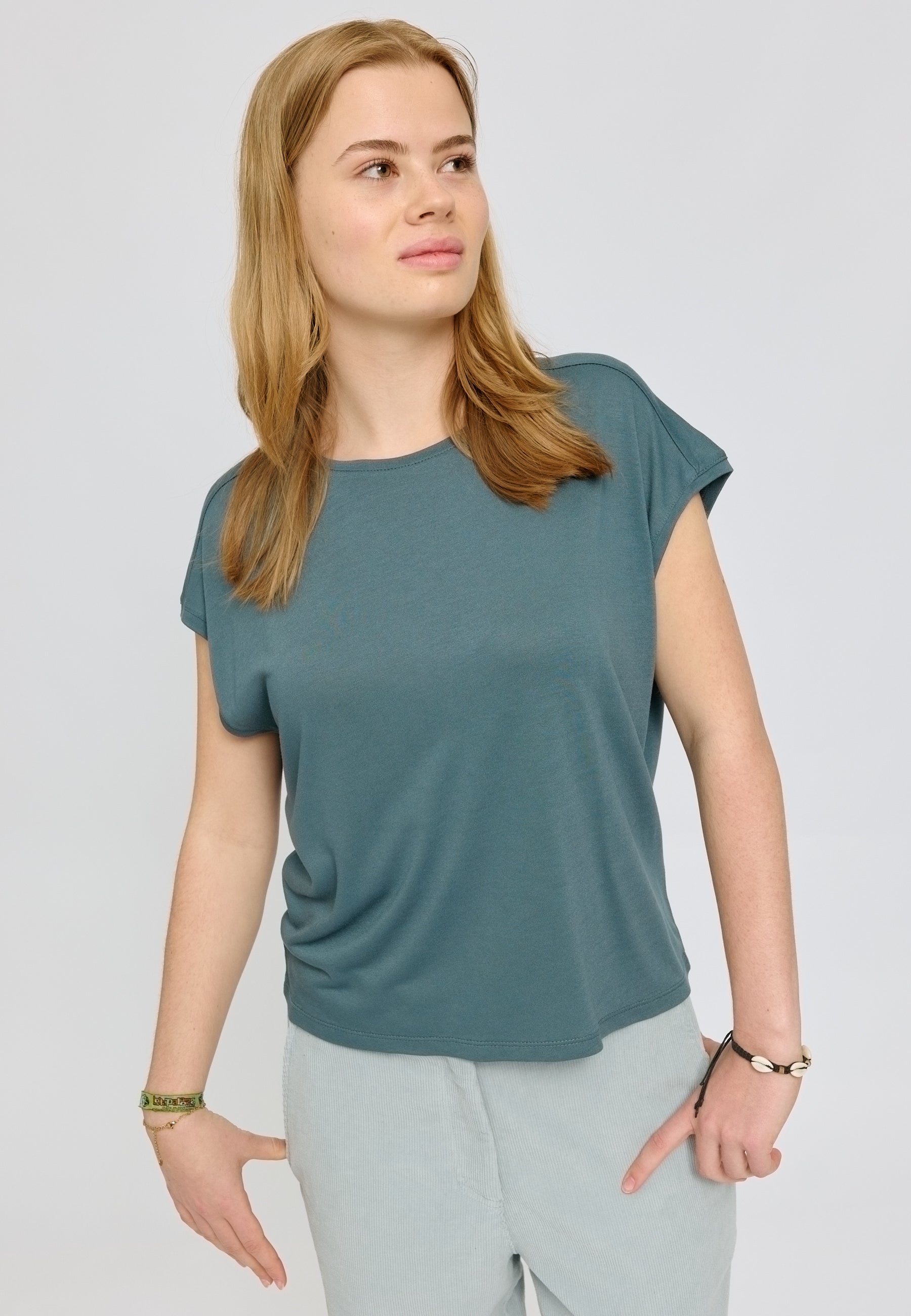 Ecovero Viscose Cropped T-Shirt