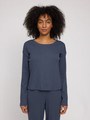 Striped Rib Longlseeve