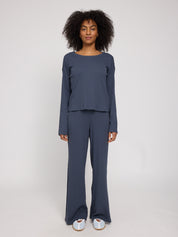 Striped Rib Longlseeve