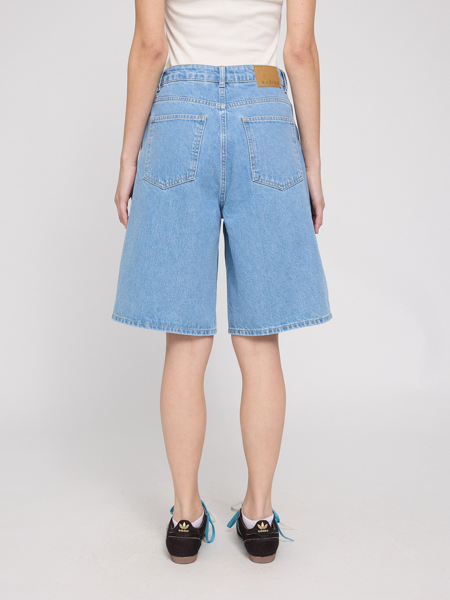 Denim Bermuda Shorts