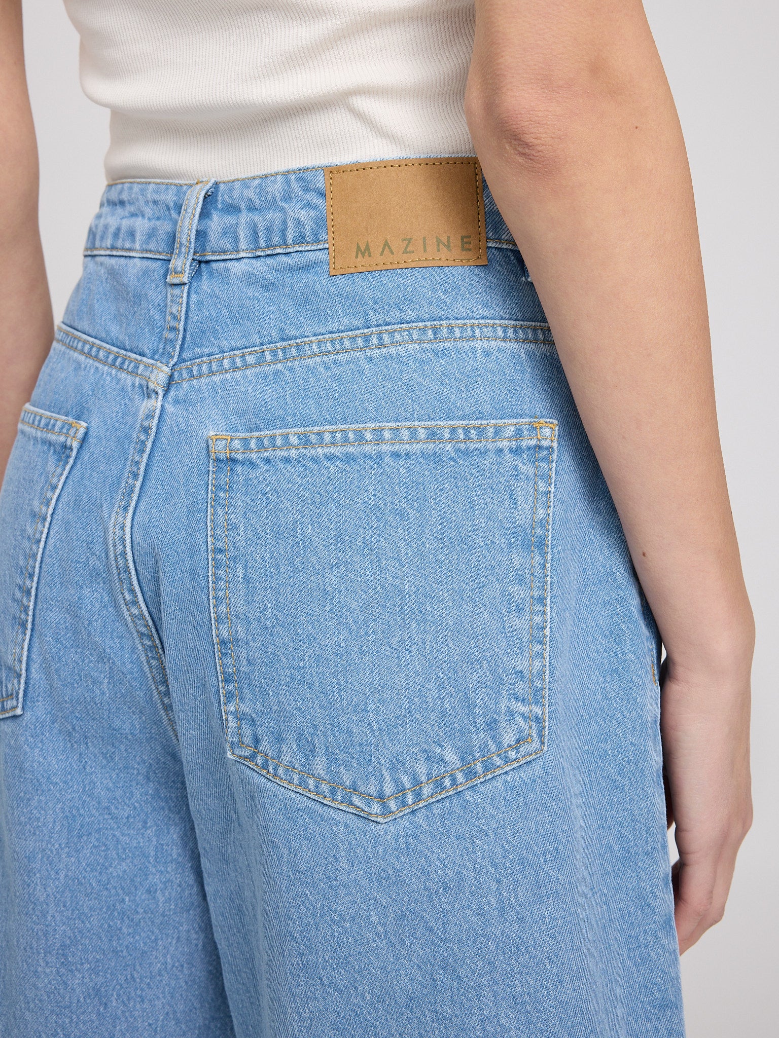 Denim Bermuda Shorts