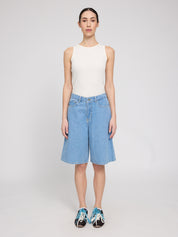 Denim Bermuda Shorts