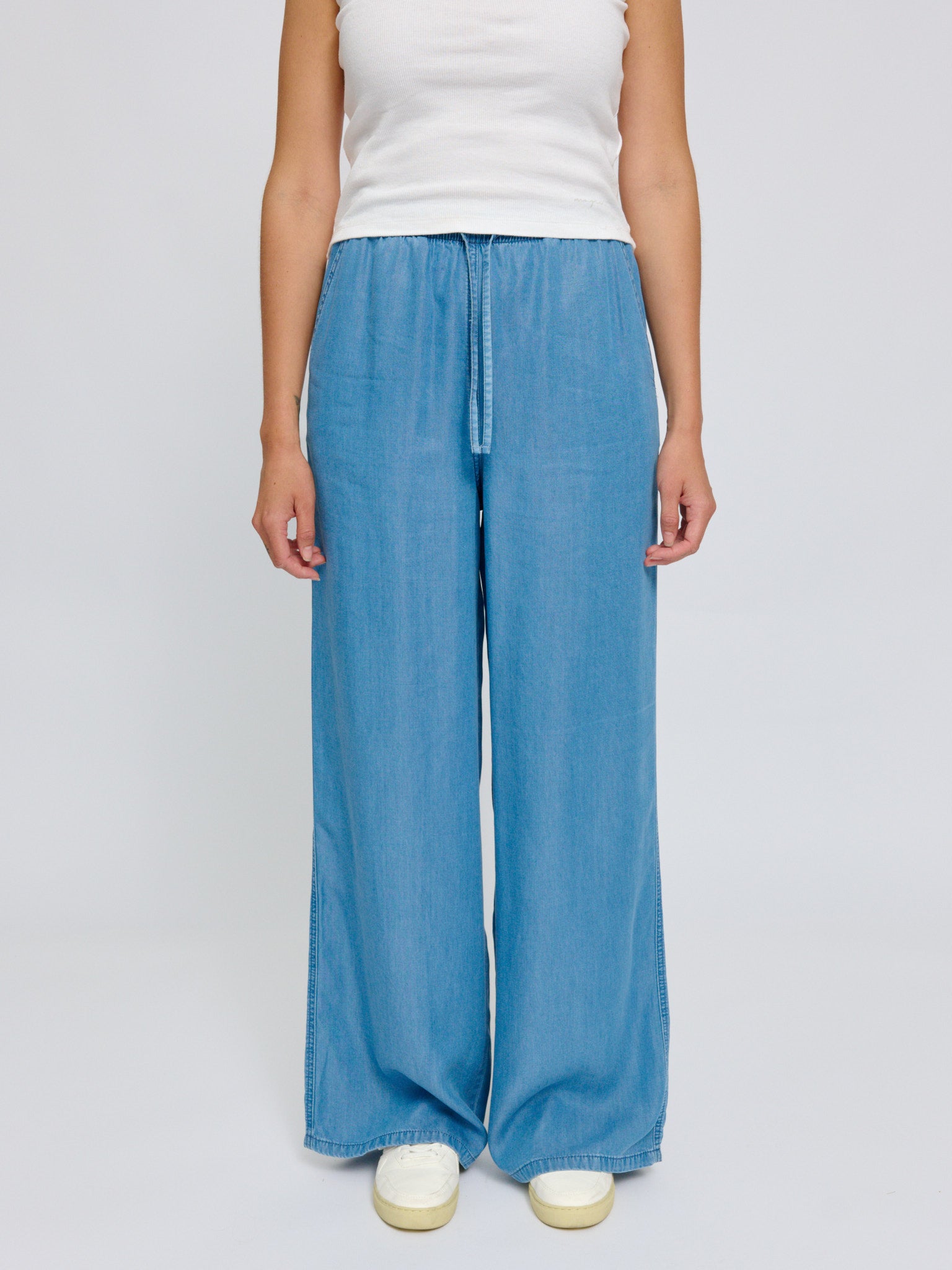 Drawstring Tencel Pants