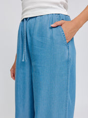 Drawstring Tencel Pants