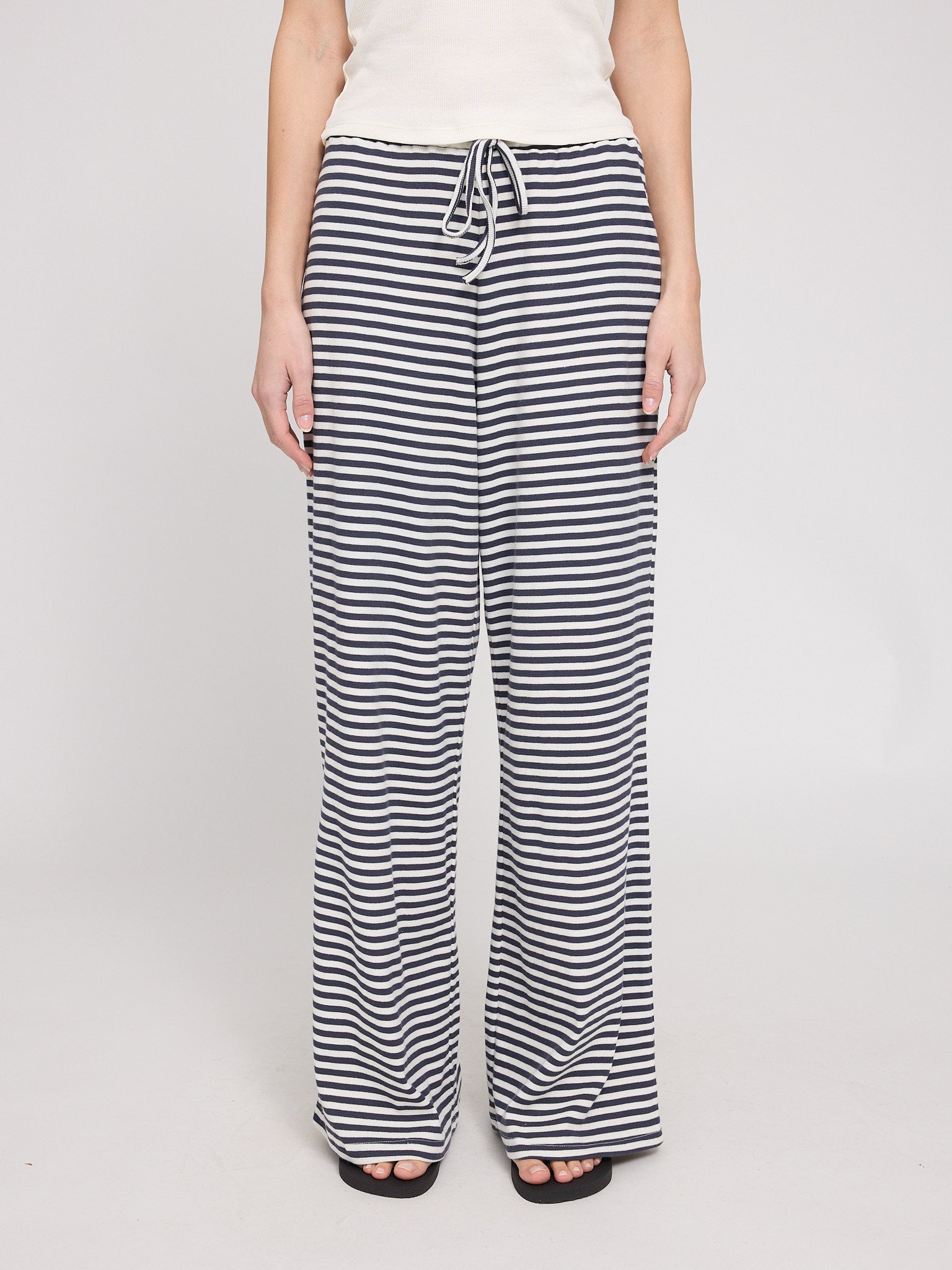 Striped Rib Pants