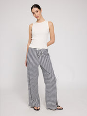Striped Rib Pants