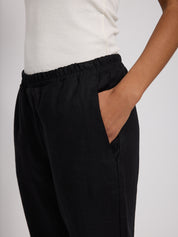 Straight Leg Linen Pants