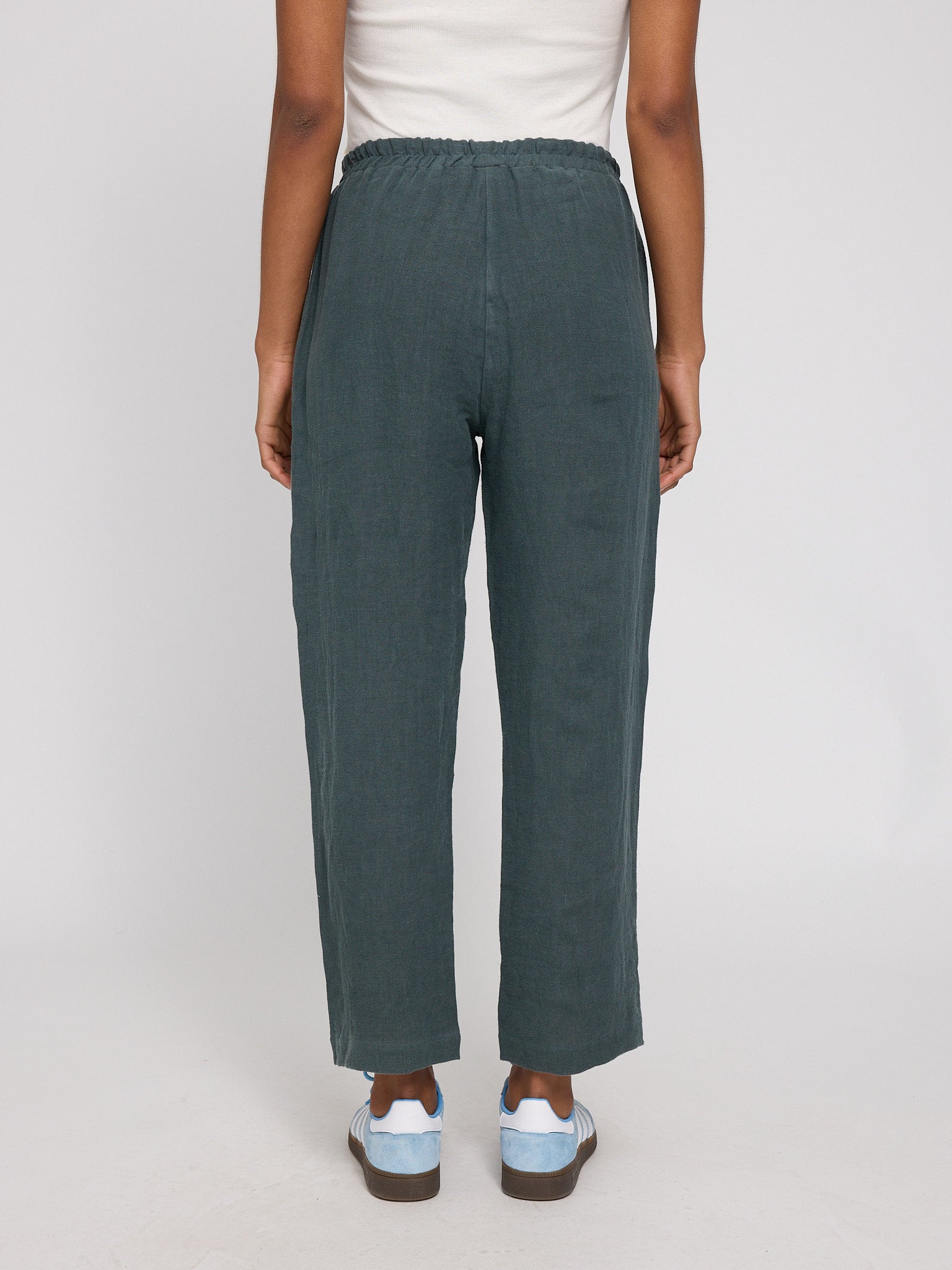 Straight Leg Linen Pants