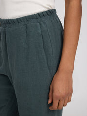 Straight Leg Linen Pants