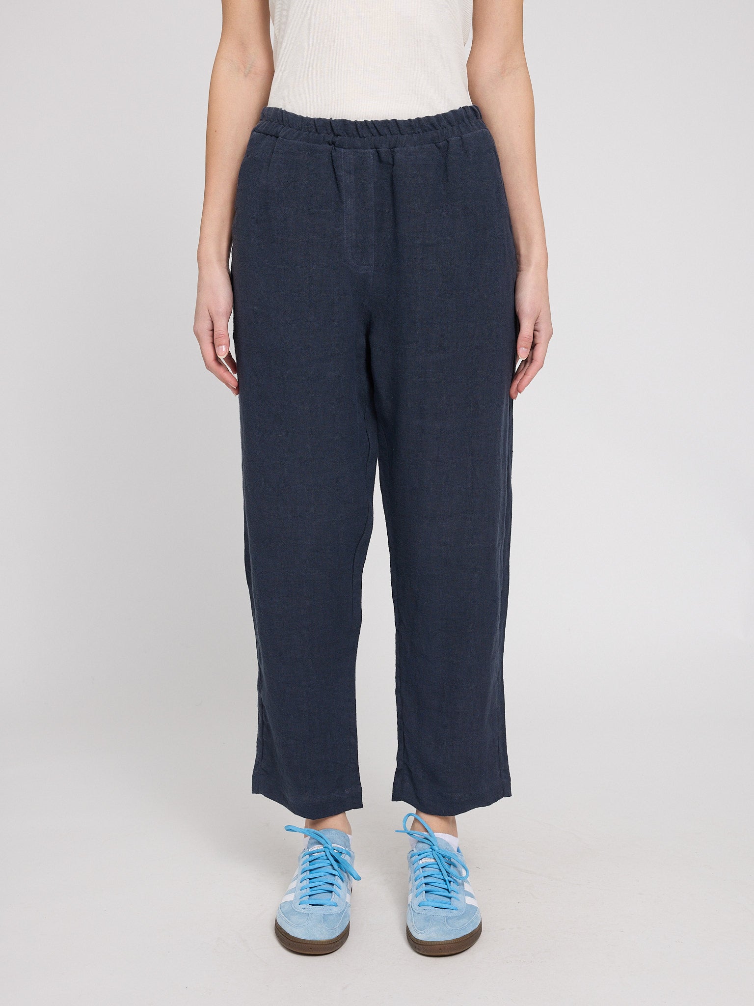 Straight Leg Linen Pants
