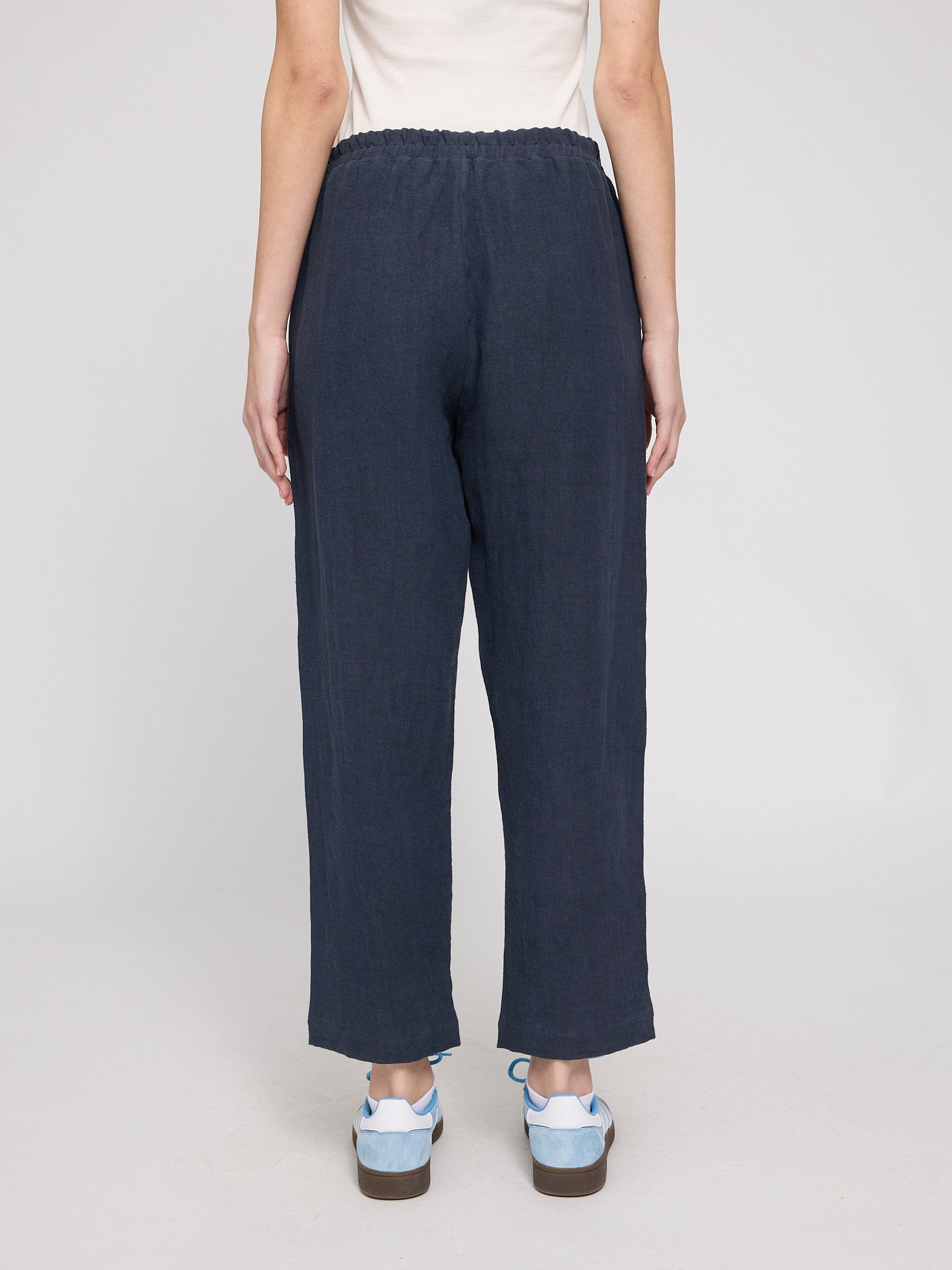 Straight Leg Linen Pants