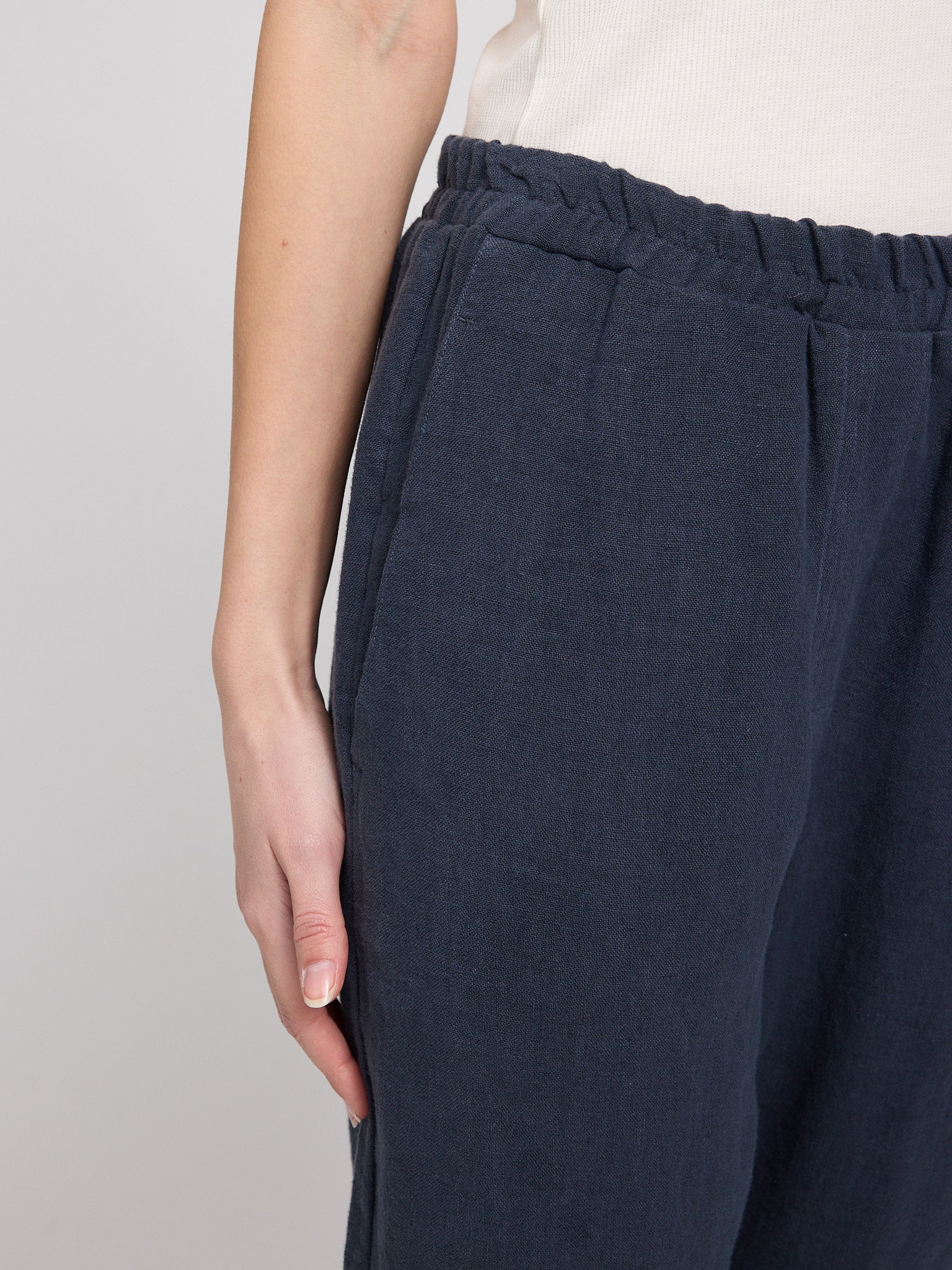 Straight Leg Linen Pants