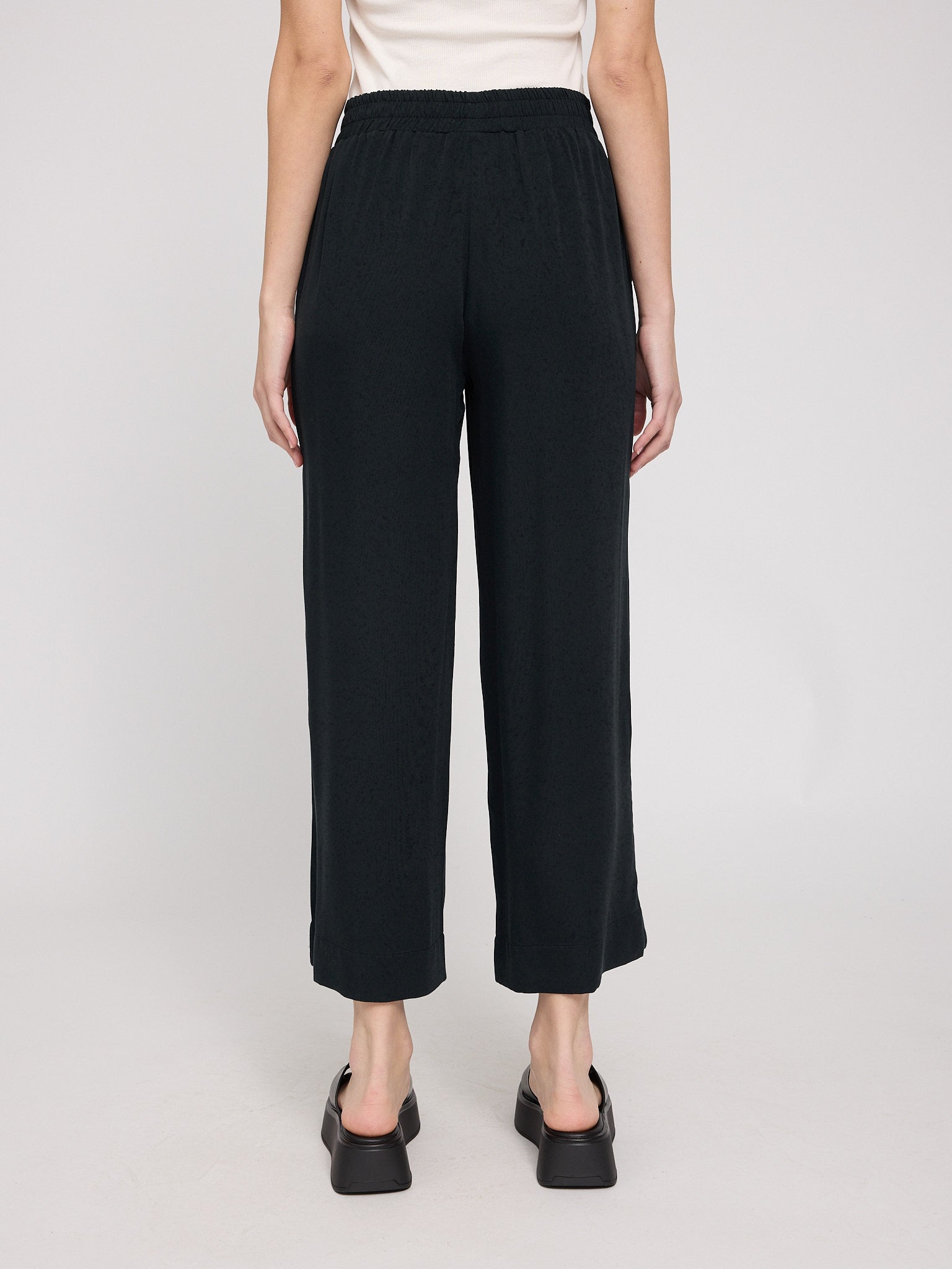 Wide Leg Viscose Pants