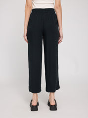 Wide Leg Viscose Pants