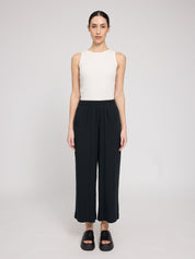 Wide Leg Viscose Pants