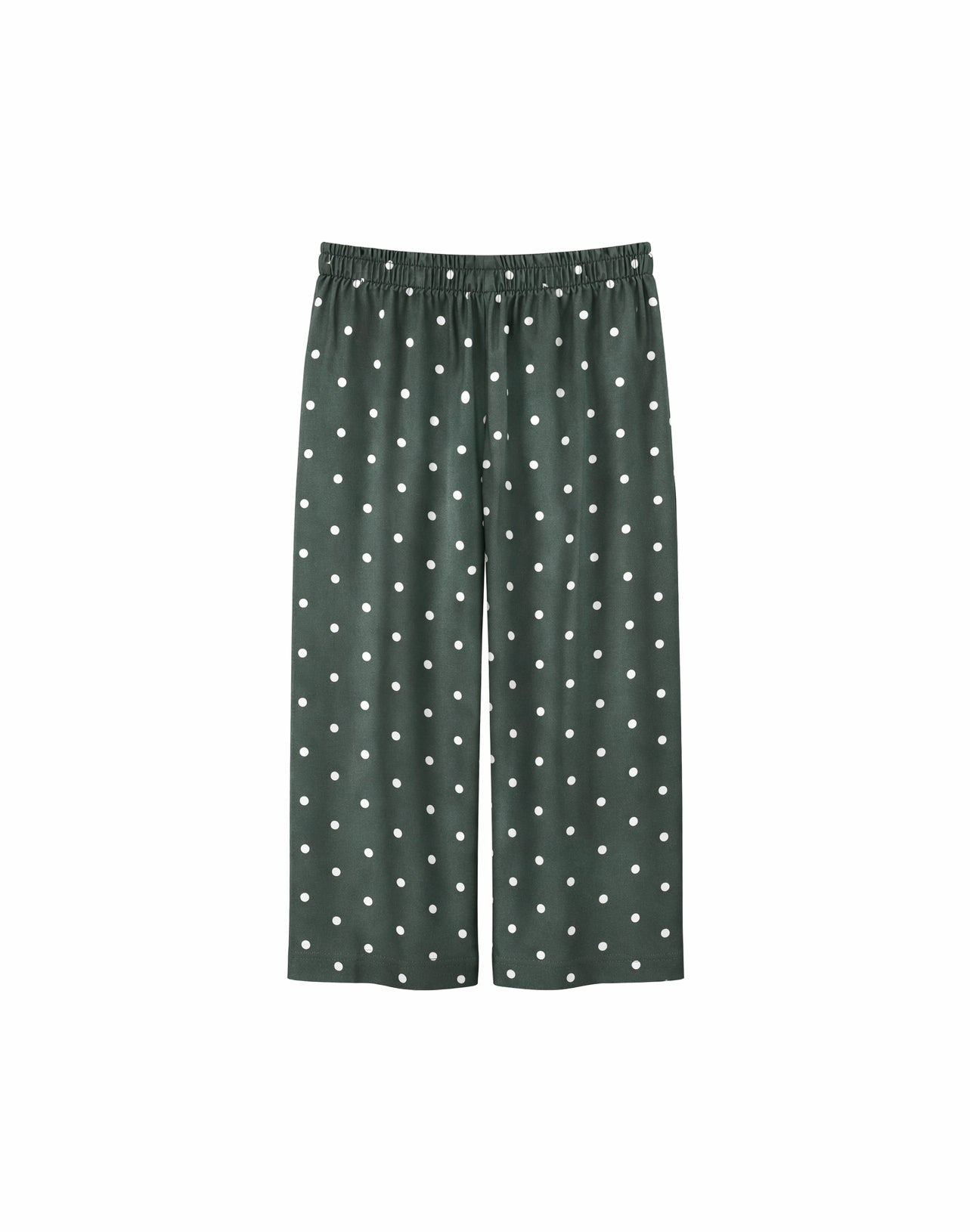 Printed Wide Leg Viscose Pants