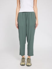 Straight Leg Viscose Pants