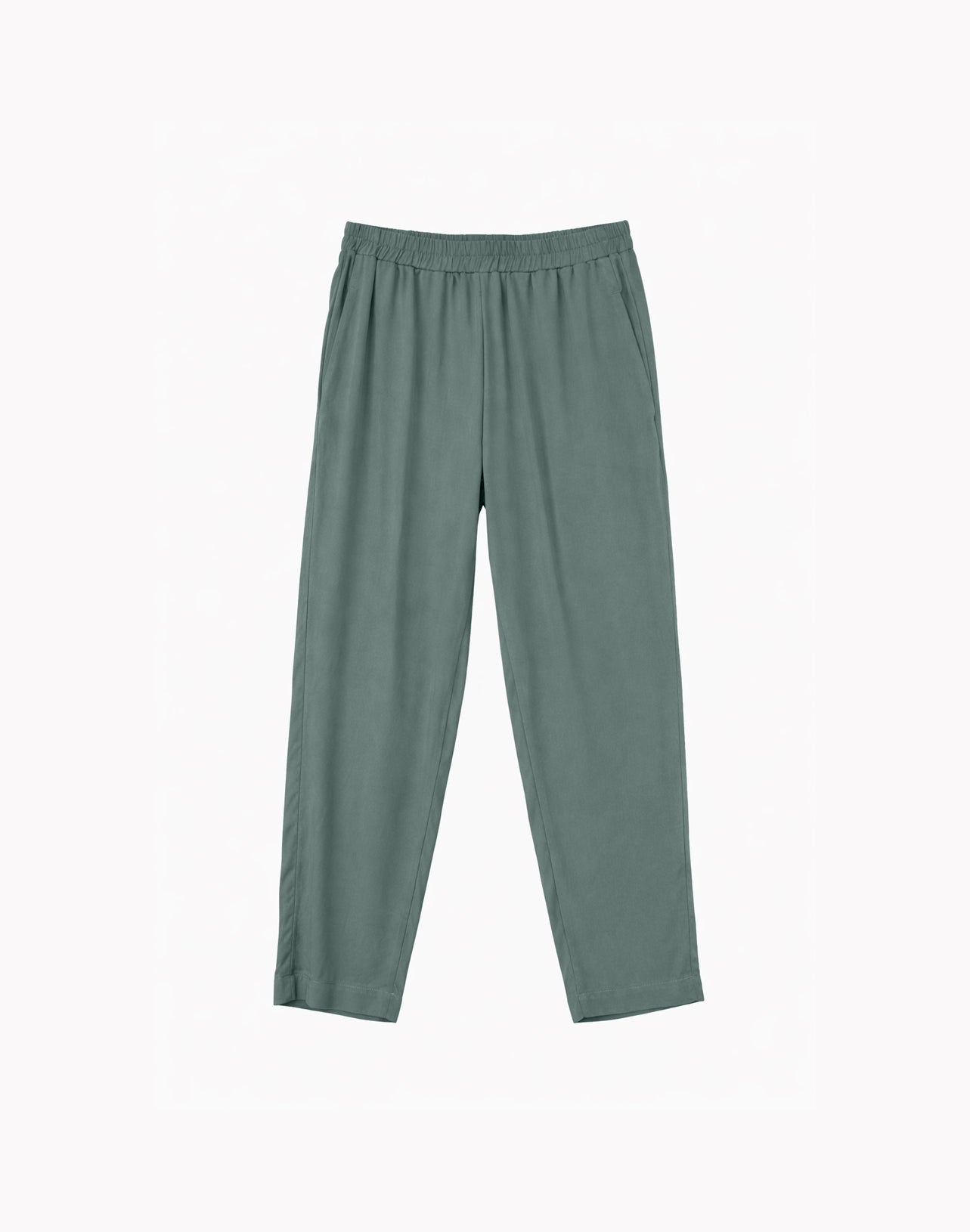 Straight Leg Viscose Pants