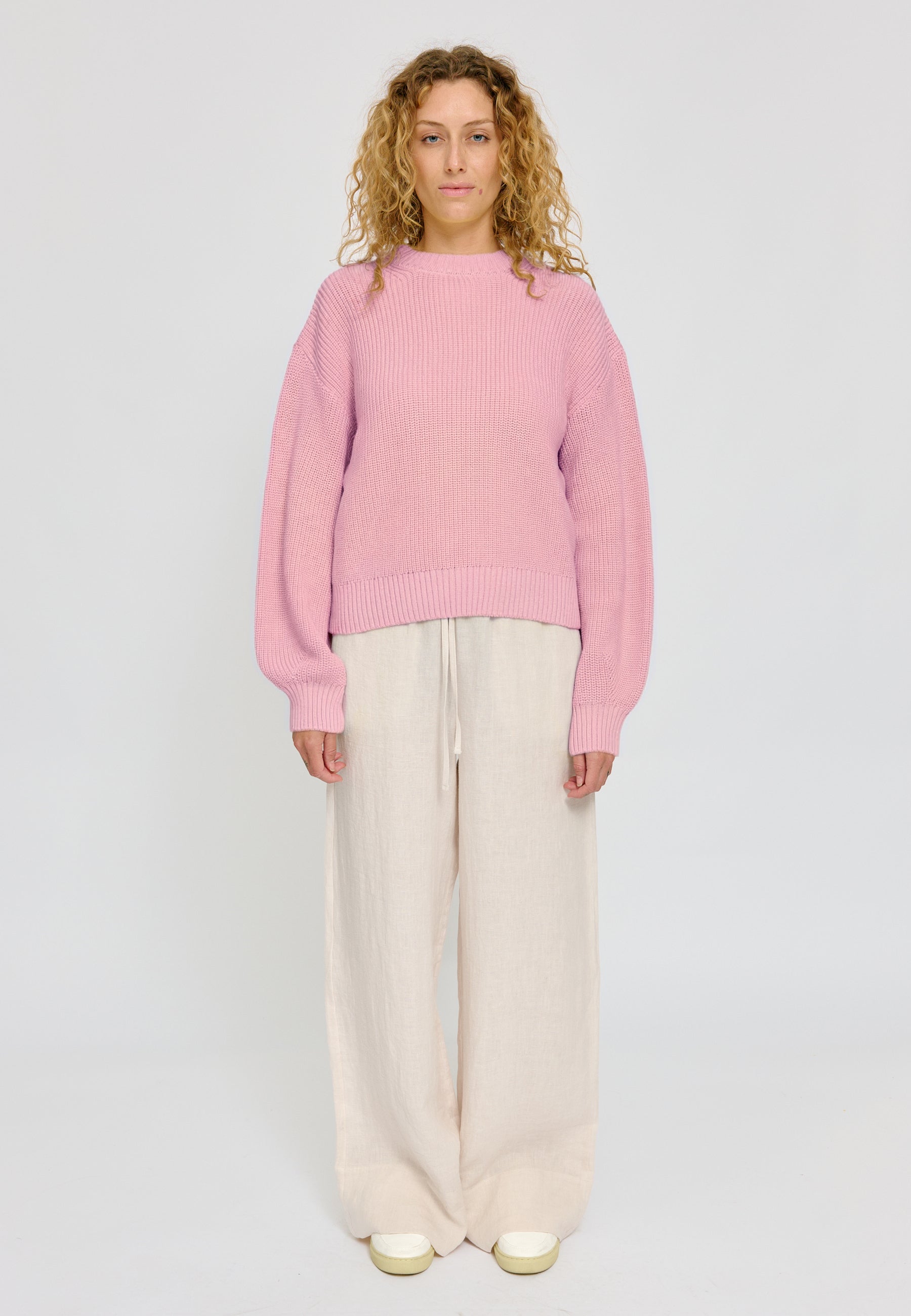 Chunky Knit Crew Neck Jumper