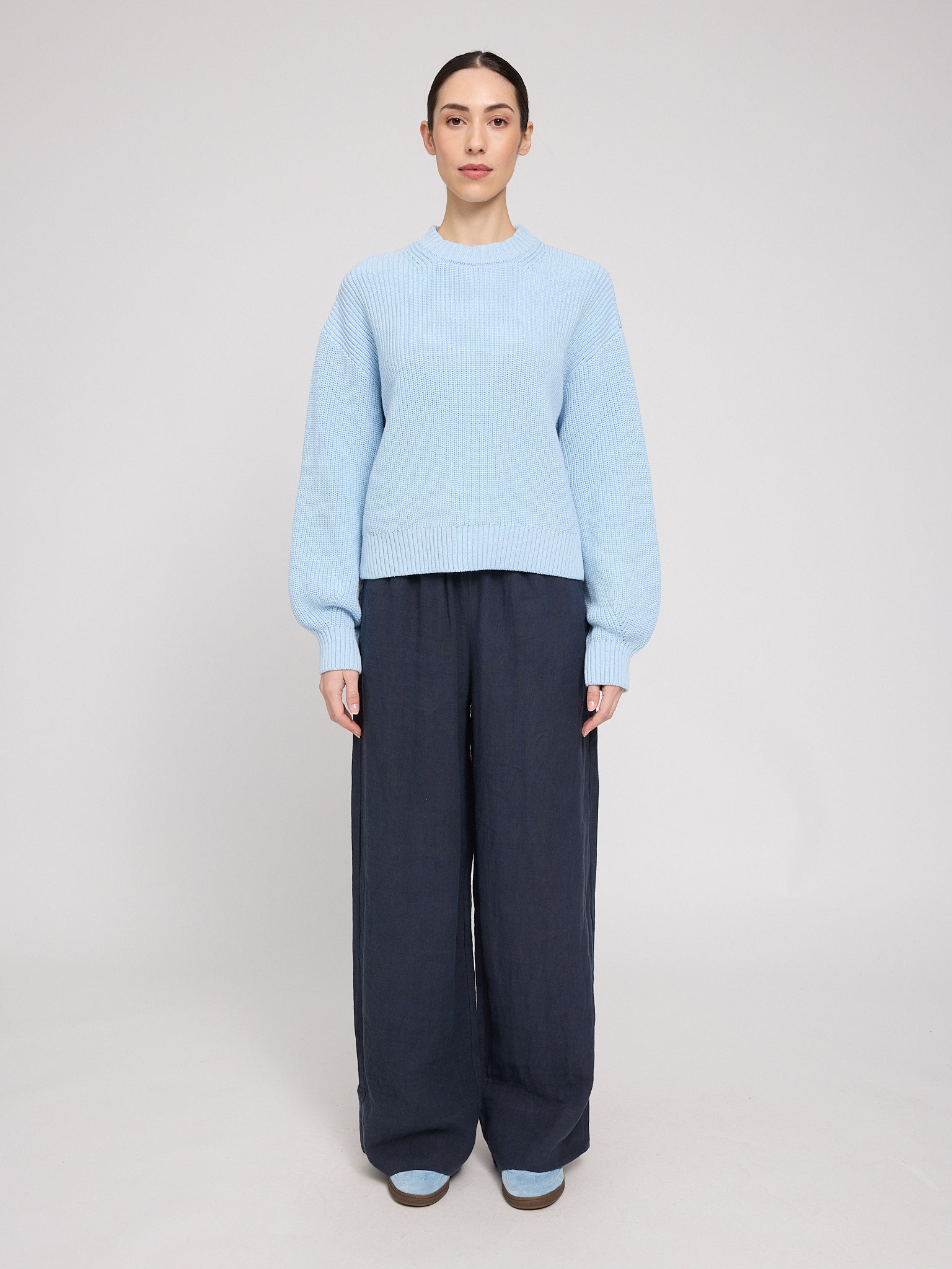 Chunky Knit Crew Neck Jumper