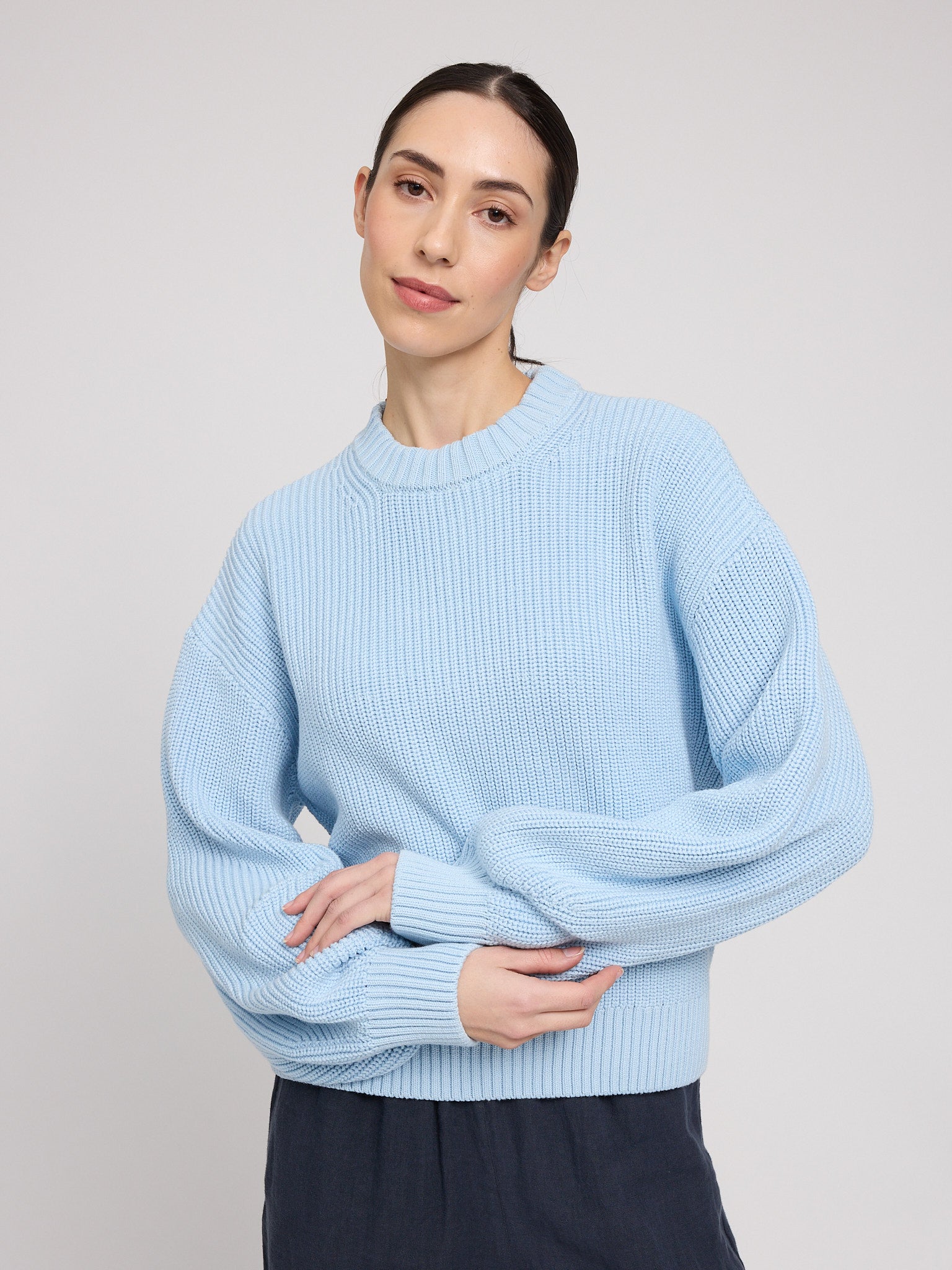 Chunky Knit Crew Neck Jumper