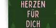 Grüne Karte mit Text &#039;Von Herzen für Dich&#039;