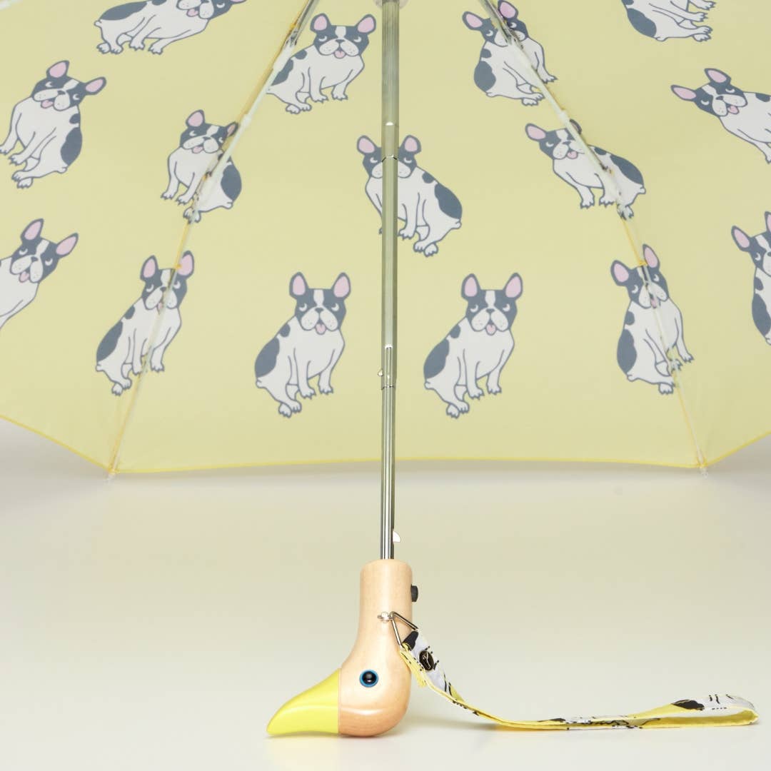 Limitierter Coucou Suzette - Gelber Frenchie Regenschirm