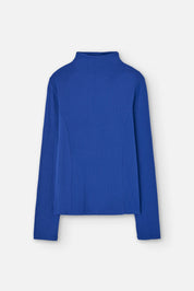 Stehkragen Shirt - Royal Blue