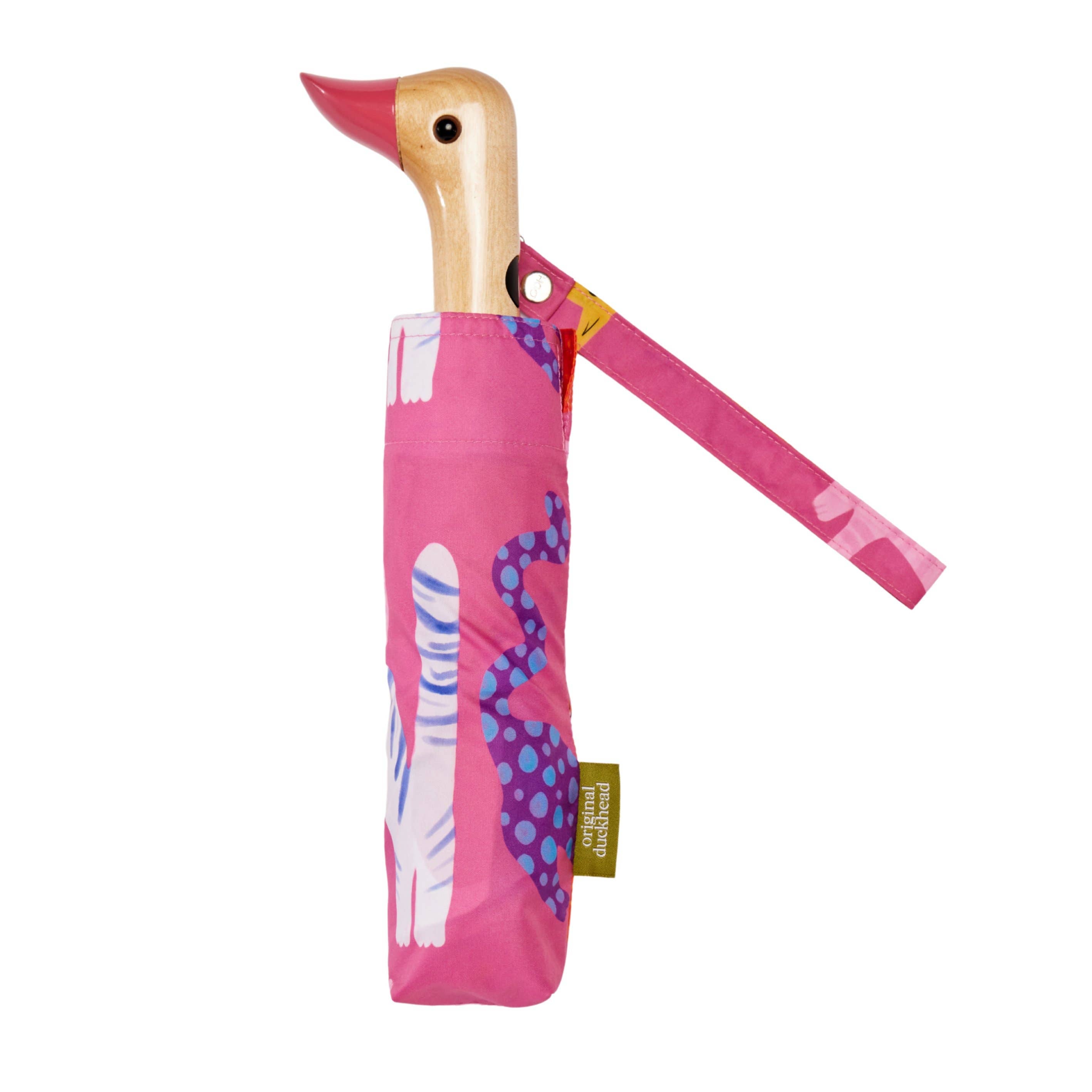 Fuchsia Arty Cats Duck-Schirm