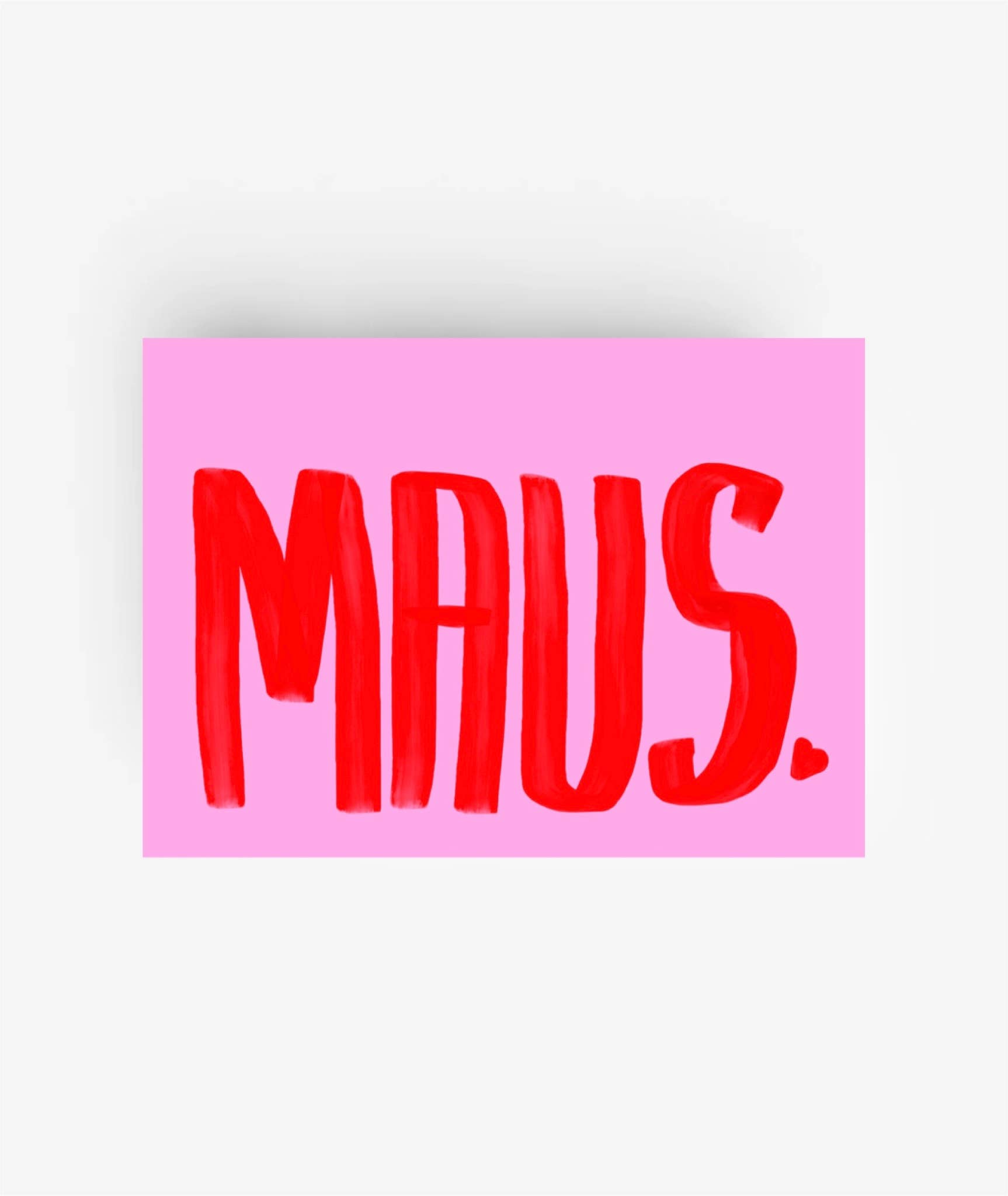 * Maus * pinky Postkarte  