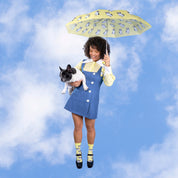 Limitierter Coucou Suzette - Gelber Frenchie Regenschirm