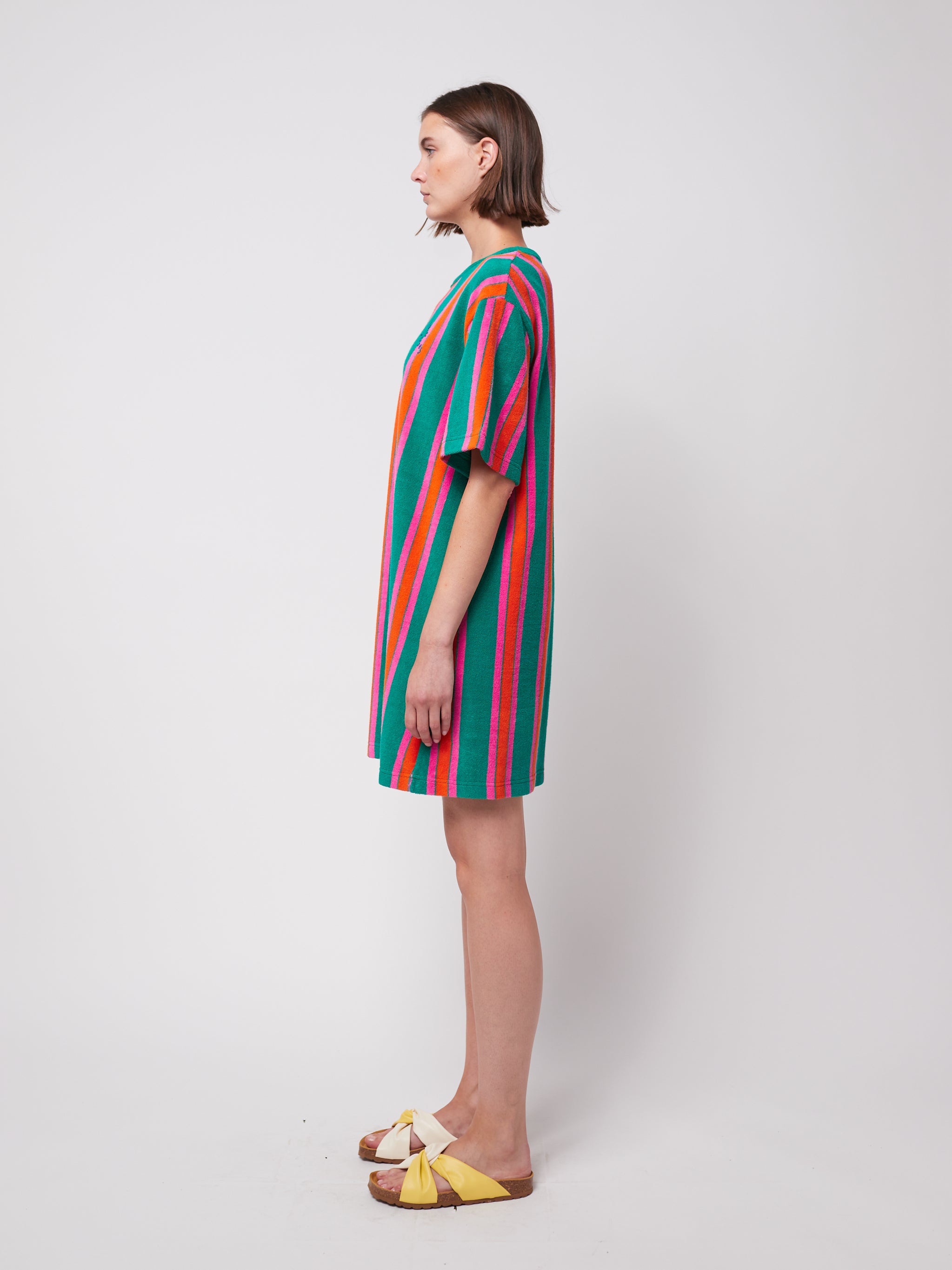 Terry Short Dress - Multicolor
